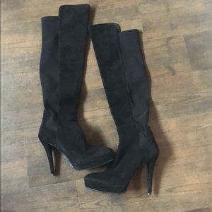 Stuart Weitzman black over the knee boot 8.5.